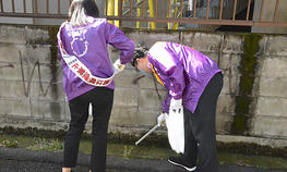 周辺地域の清掃活動「上馬クリーンキャンペーン」に参加しました